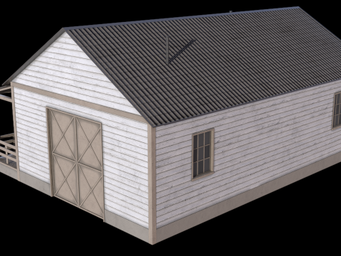 Casa de Fazenda Modelo 3D