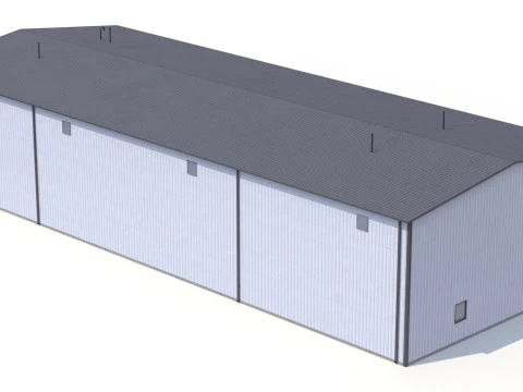 산업용 건물 36 PBR 3D 모델