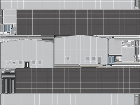 Gedung Industri 36 PBR Model 3D