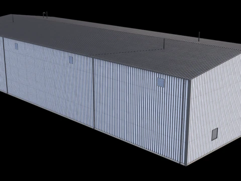 산업용 건물 36 PBR 3D 모델