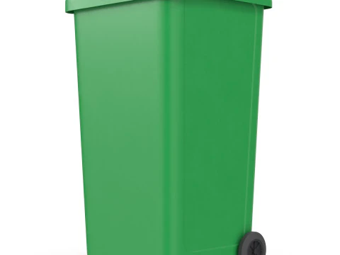 Bidone della spazzatura con ruote Modello 3D