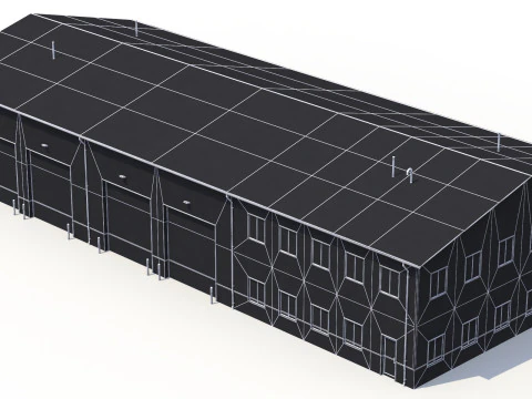 Industrial Building 38 PBR 3D Model