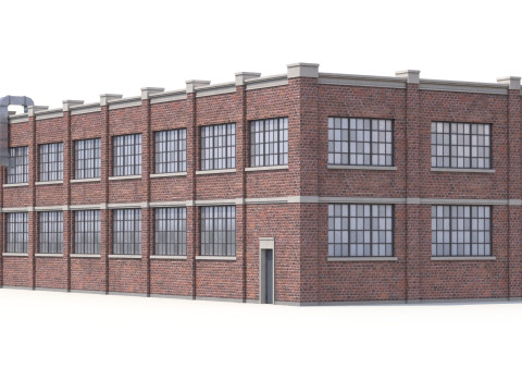 Industrial Building 37 PBR 3D Model
