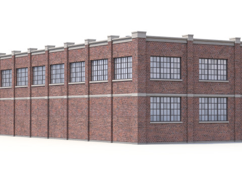 Industrial Building 37 PBR 3D Model