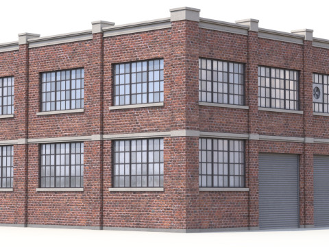 Industrial Building 37 PBR 3D Model