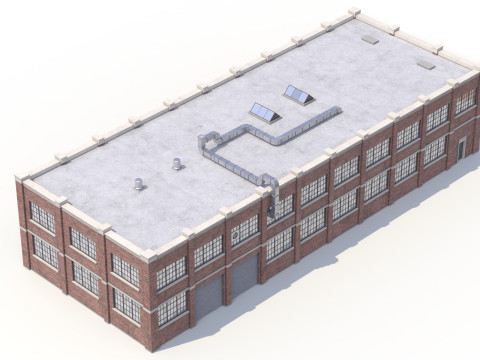 Industrial Building 37 PBR 3D Model