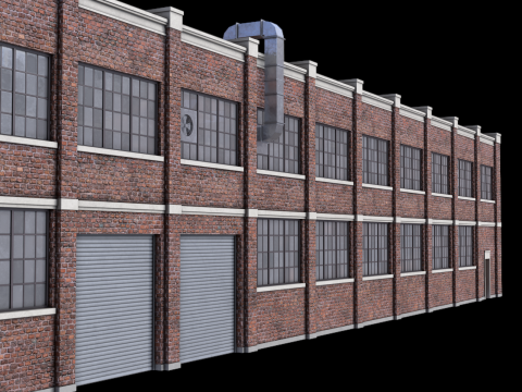 Industrial Building 37 PBR 3D Model