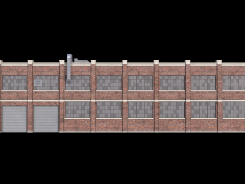 Industrial Building 37 PBR 3D Model