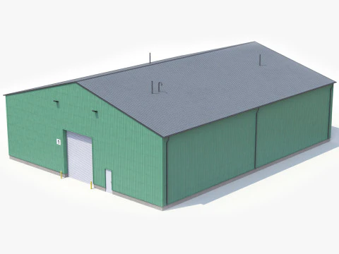 녹색산업빌딩 39 PBR 3D 모델