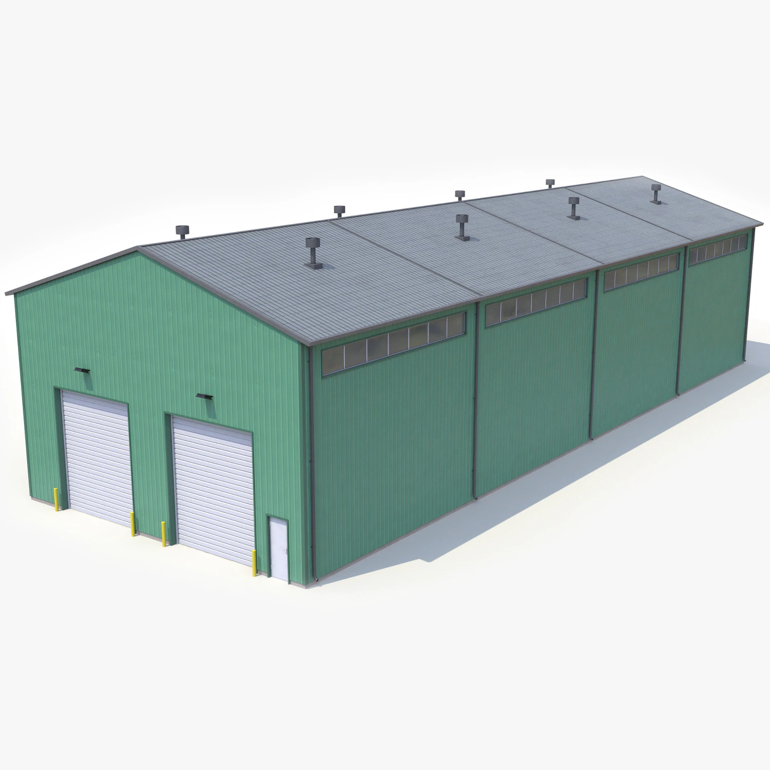 Gedung Industri Hijau 27 PBR Model 3D .c4d .max .obj .3ds .fbx .stl .blend