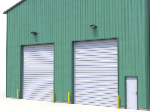 Gedung Industri Hijau 27 PBR Model 3D