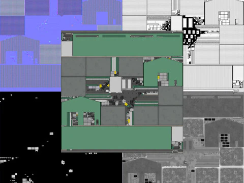 Gedung Industri Hijau 27 PBR Model 3D