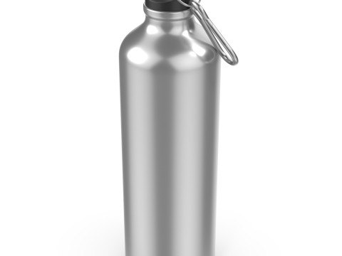 Aluminum Bottle 3D Model