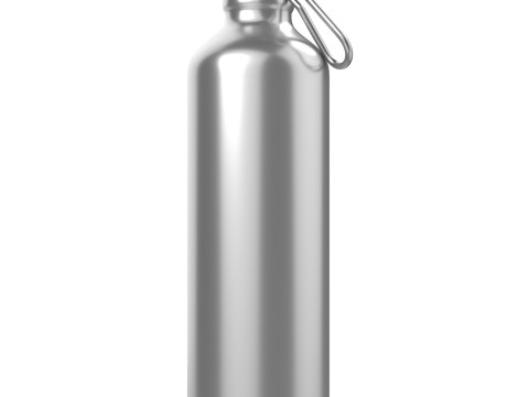 Aluminum Bottle 3D Model