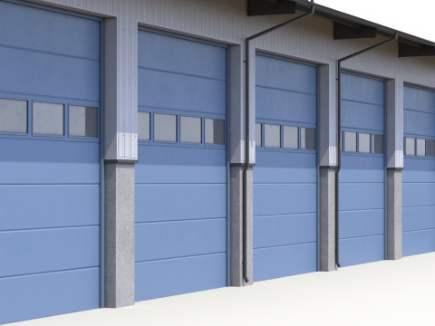 Industrial Building 40 PBR 3D Model