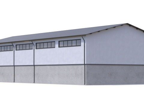 Industrial Building 40 PBR 3D Model