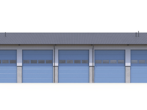 Industrial Building 40 PBR 3D Model