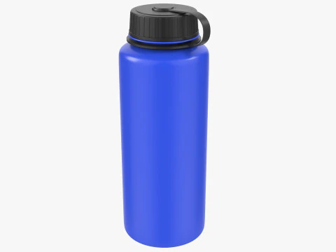 블루 스포츠 병 3D 모델