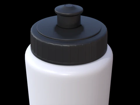 Спортивная бутылка 2 3D Модель