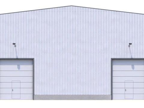 Industriegeb&auml;ude 41 PBR 3D Modell