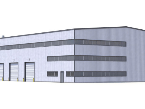 Industrial Building 42 PBR 3D Model