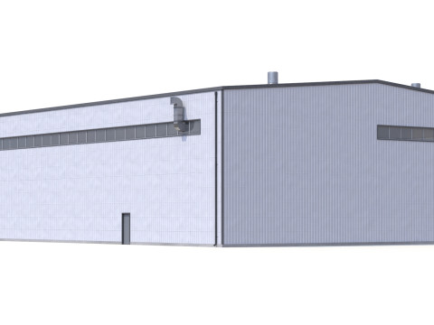 Industrial Building 42 PBR 3D Model