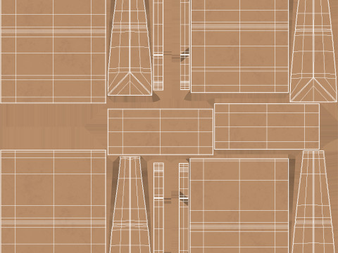 Papieren zak 3D Model