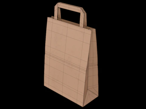 Paper Bag 3D Model