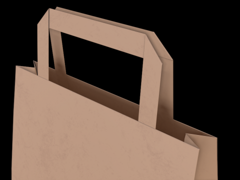 Papieren zak 3D Model