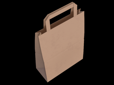 Papieren zak 3D Model