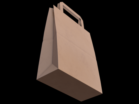 Papieren zak 3D Model