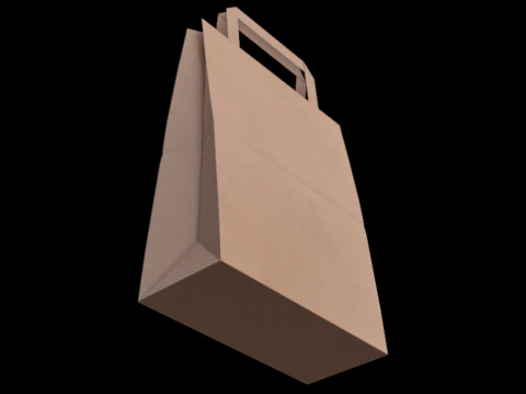 Paper Bag 3D Model
