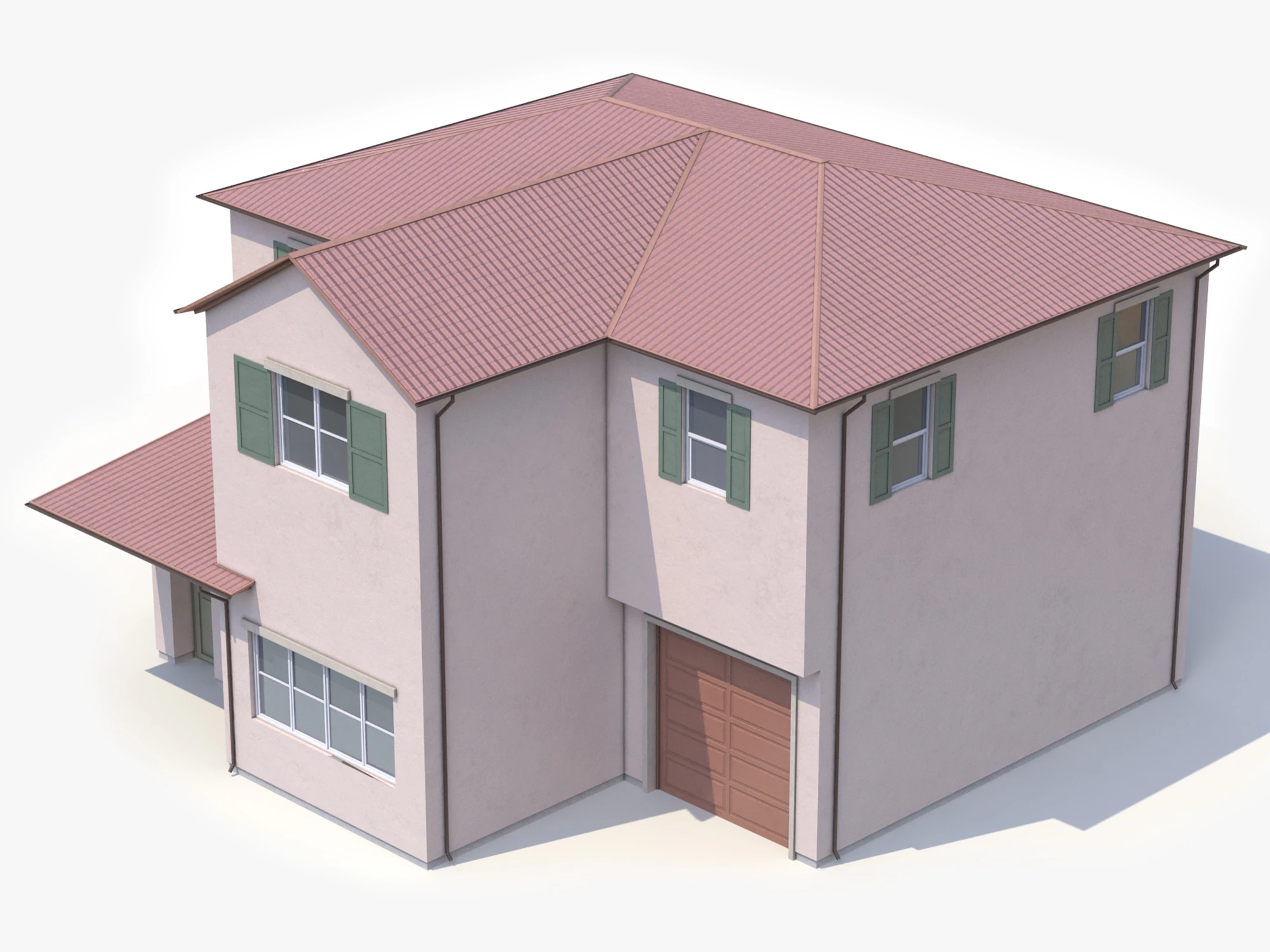 Rumah 4 Model 3D .c4d .max .obj .3ds .fbx .stl .blend