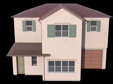 Rumah 4 Model 3D
