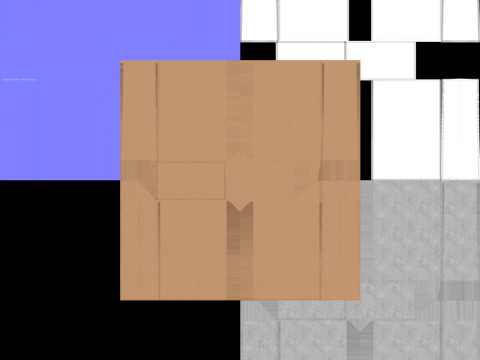 Busta di carta 2 Modello 3D