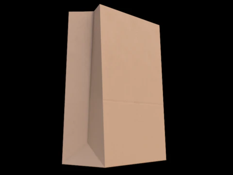 紙袋2 3Dモデル