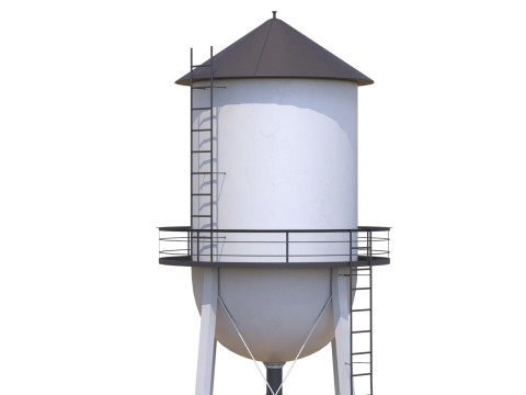 WaterTower PBR 3D Modell