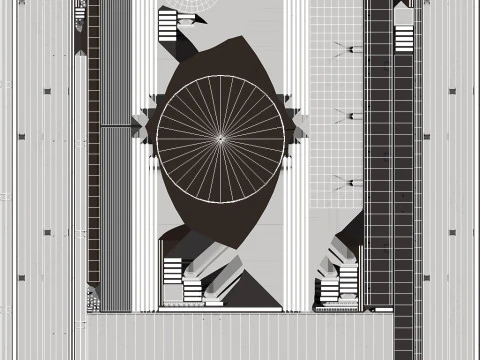 Torre dell'acqua PBR Modello 3D