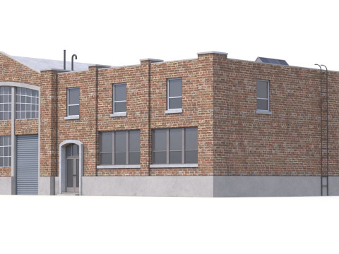 Industrial Building 44 PBR 3D Model