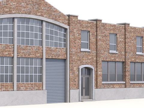 Industrial Building 44 PBR 3D Model