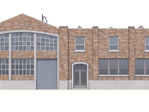 Industrial Building 44 PBR 3D Model