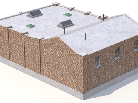 Industrial Building 44 PBR 3D Model