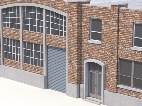 Industrial Building 44 PBR 3D Model