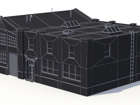 Industrial Building 44 PBR 3D Model