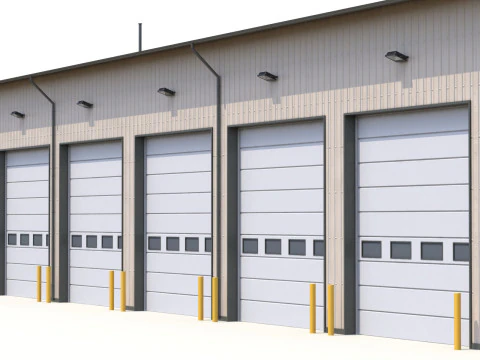 Industrial Building 45 PBR 3D Model