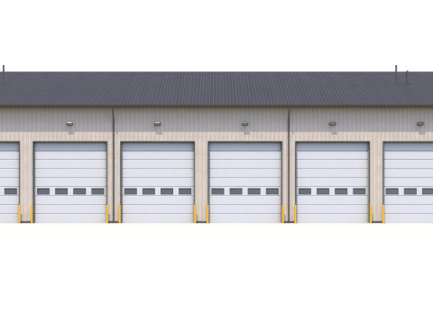 산업용 건물 45 PBR 3D 모델