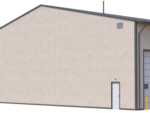 Industrial Building 45 PBR 3D Model