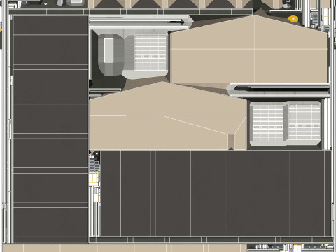 산업용 건물 45 PBR 3D 모델