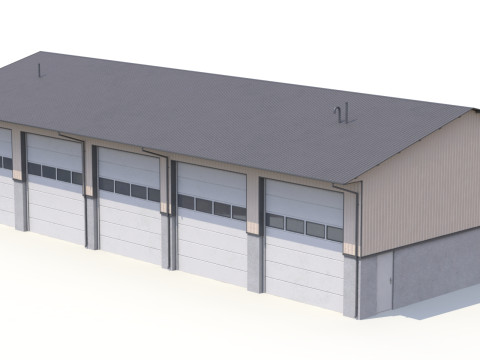 工業用ビル40 3Dモデル