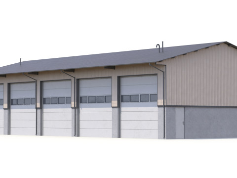 工業用ビル40 3Dモデル